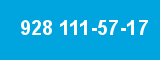 928 111-57-17 928 111-57-17